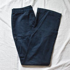 Liz Claiborne Navy Blue Straight Leg Pants